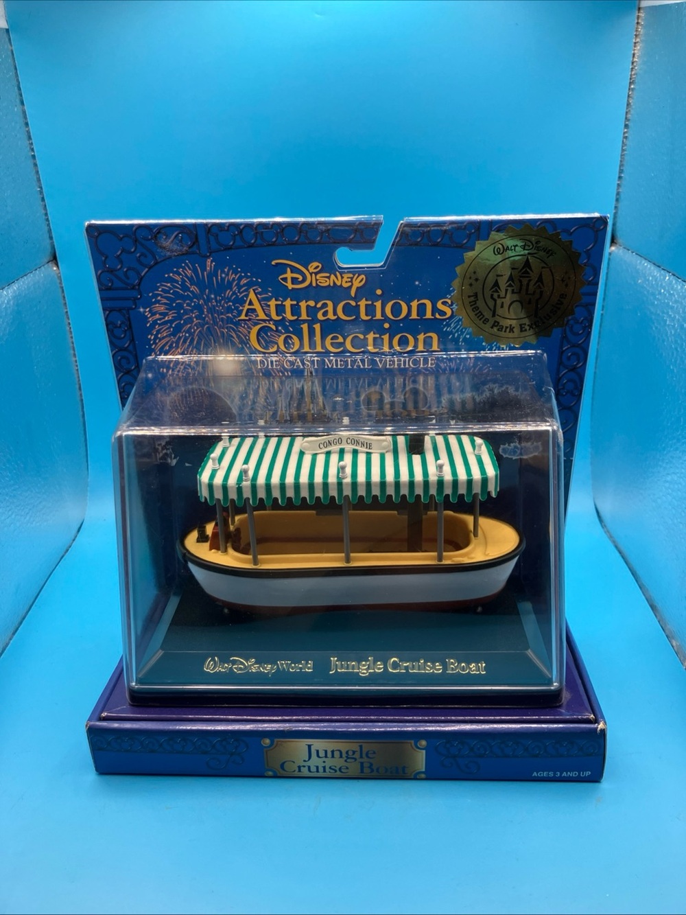 Disney Jungle Cruise Congo Connie Boat - White, Green, Yellow, Black